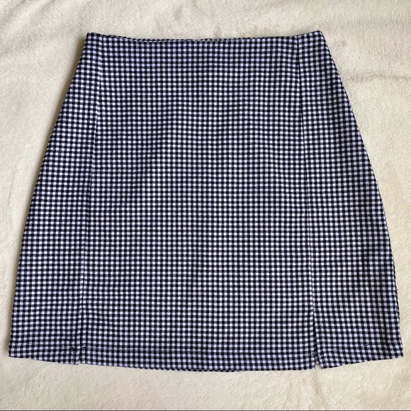 Brandy Melville Black Gingham Cara Skirt - Picture 3 of 7